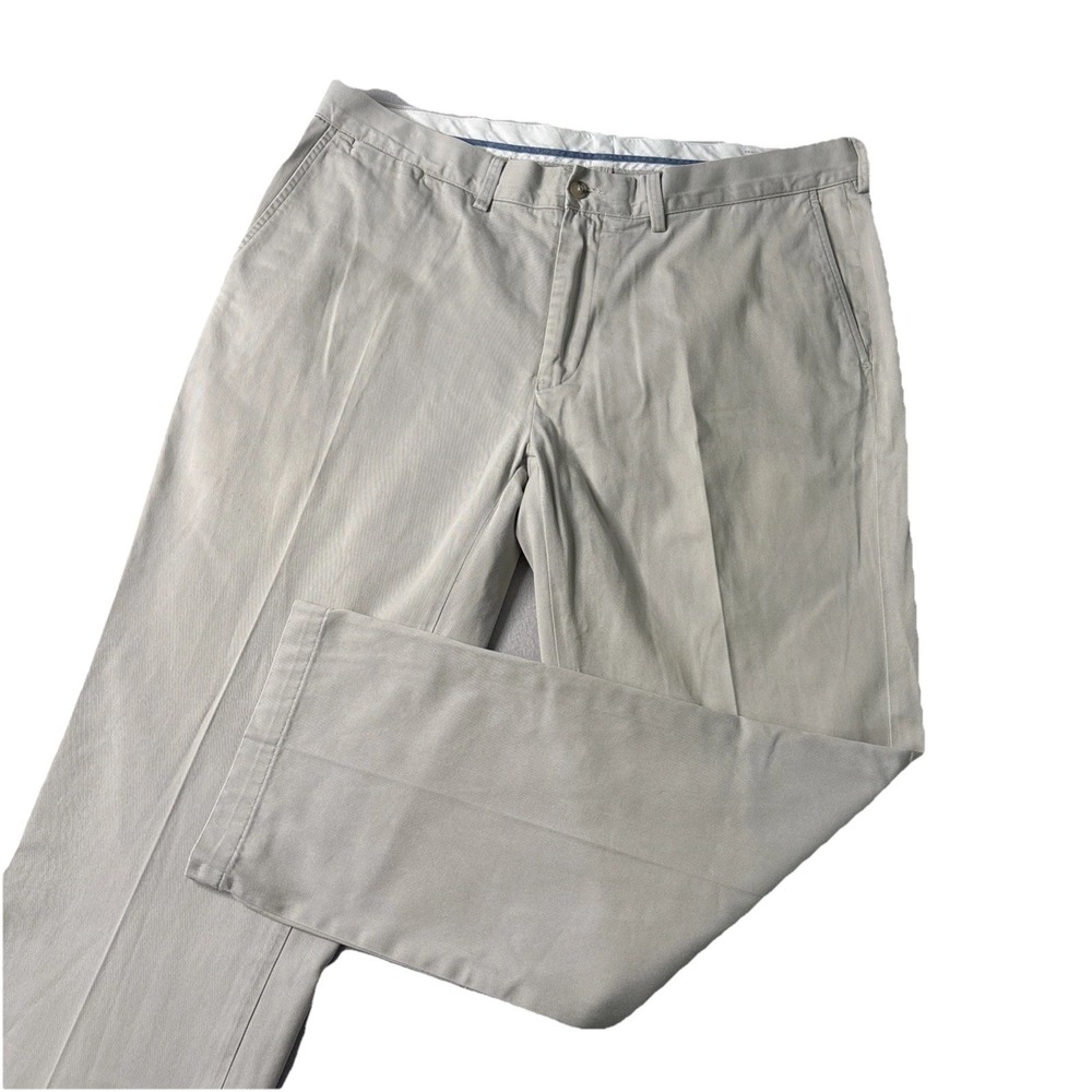 Polo Ralph Lauren 38x34 Pants Men's Classic Cotton Chino Flat Front EXCELLENT